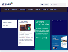 Tablet Screenshot of dpworldintermodal.com